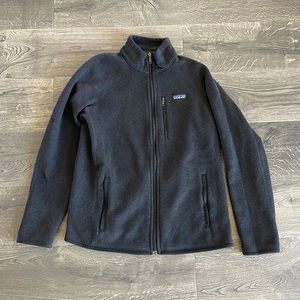 Patagonia Men’s Better Sweater Full Zip in Black Medium